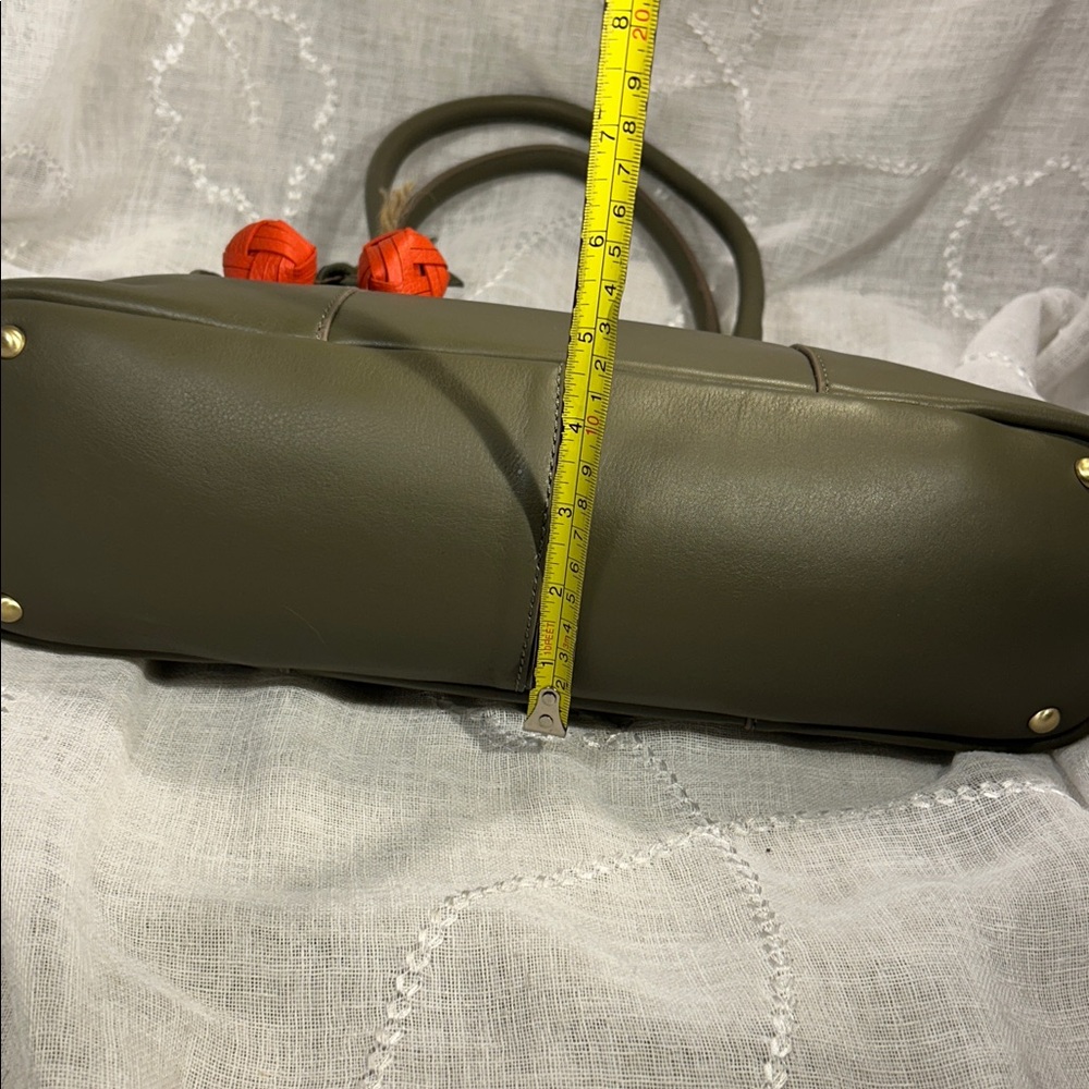 NWT Handmade leather purse with leather cherry charm - Picture 6 of 16